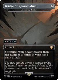 Bridge of Khazad-dum - Ensnaring Bridge (Borderless) (Serial Numbered)
