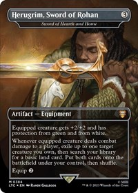 Herugrim, Sword of Rohan - Sword of Hearth and Home (Borderless) (Surge Foil)