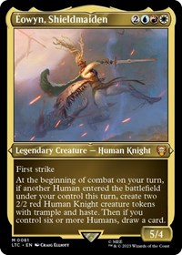 Eowyn, Shieldmaiden (Display Commander) - Thick Stock
