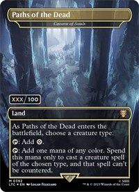 Paths of the Dead - Cavern of Souls (Borderless) (Serial Numbered)