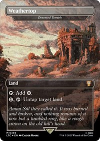 Weathertop - Deserted Temple (Borderless) (Surge Foil)