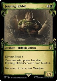 Feasting Hobbit (Showcase Scrolls)