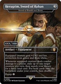 Herugrim, Sword of Rohan - Sword of Hearth and Home (Borderless) (Serial Numbered)