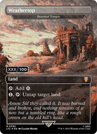 Weathertop - Deserted Temple (Borderless) (Serial Numbered)