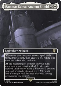 Rammas Echor, Ancient Shield (Borderless) (Surge Foil)