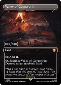 Valley of Gorgoroth - Wasteland (Borderless) (Serial Numbered)