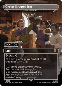 Green Dragon Inn - Homeward Path (Borderless) (Serial Numbered)