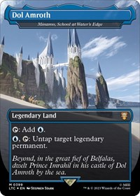 Dol Amroth - Minamo, School at Water's Edge (Borderless) (Surge Foil)