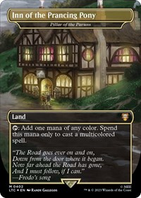 Inn of the Prancing Pony - Pillar of the Paruns (Borderless) (Surge Foil)