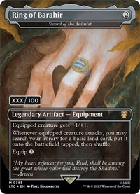 Ring of Barahir - Sword of the Animist (Borderless) (Serial Numbered)