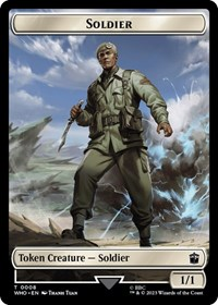Soldier // Food (0025) Double-Sided Token