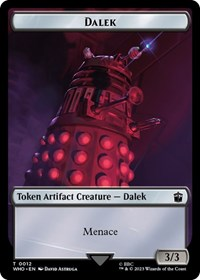 Dalek // Alien Salamander Double-Sided Token