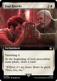 Four Knocks (Extended Art) (Surge Foil)