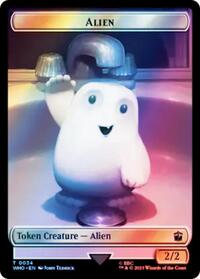 Alien // Treasure (0061) Double-Sided Token (Surge Foil)