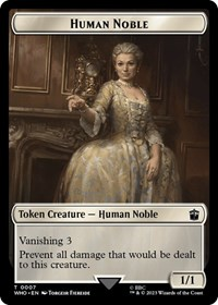 Human Noble // Food (0027) Double-Sided Token