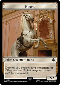Horse // Soldier Double-Sided Token