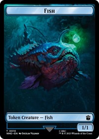 Fish // Clue (0021) Double-Sided Token