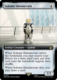 Solemn Simulacrum (Extended Art) (Surge Foil)