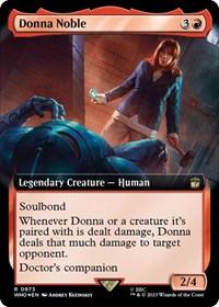Donna Noble (Extended Art) (Surge Foil)
