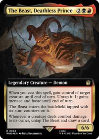 The Beast, Deathless Prince (Extended Art) (Surge Foil)