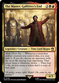 The Master, Gallifrey's End (Surge Foil)