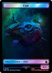 Fish // Treasure (0060) Double-Sided Token (Surge Foil)