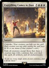 Everything Comes to Dust (Surge Foil)