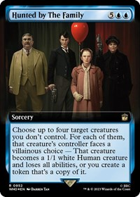 Hunted by The Family (Extended Art) (Surge Foil)