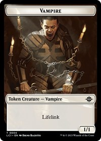 Vampire // Dinosaur (0009) Double-Sided Token