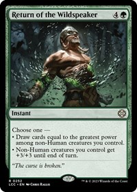 Return of the Wildspeaker