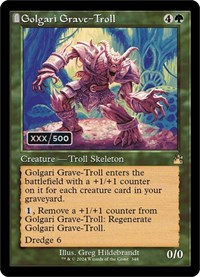 Golgari Grave-Troll (Retro Frame) (Serial Numbered)