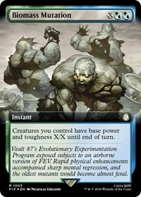 Biomass Mutation (Extended Art) (Surge Foil)
