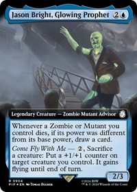 Jason Bright, Glowing Prophet (Extended Art) (Surge Foil)