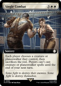 Single Combat (Extended Art) (Surge Foil)