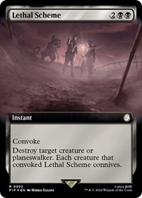 Lethal Scheme (Extended Art) (Surge Foil)