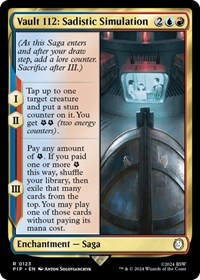 Vault 112: Sadistic Simulation (Surge Foil)