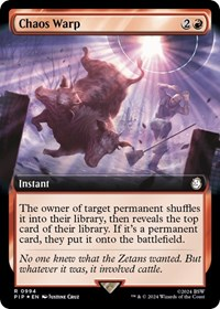 Chaos Warp (Extended Art) (Surge Foil)