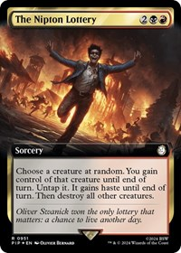 The Nipton Lottery (Extended Art) (Surge Foil)