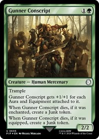 Gunner Conscript (Surge Foil)