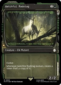 Watchful Radstag (Showcase) (Surge Foil)