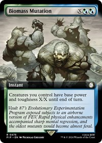 Biomass Mutation (Extended Art)