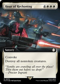 Hour of Reckoning (Extended Art) (Surge Foil)