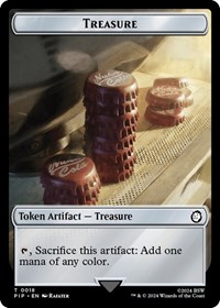 Treasure (0018) // Soldier (0004) Double-Sided Token