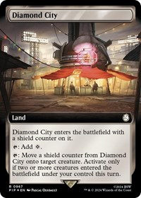 Diamond City (Extended Art) (Surge Foil)