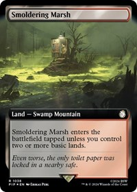 Smoldering Marsh (Extended Art) (Surge Foil)