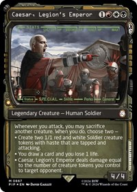 Caesar, Legion's Emperor (Showcase) (Surge Foil)