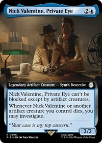Nick Valentine, Private Eye (Extended Art) (Surge Foil)