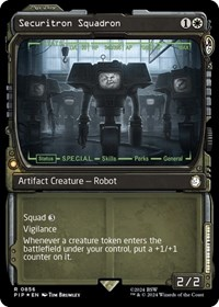 Securitron Squadron (Showcase) (Surge Foil)