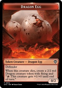 Dragon Egg // Dragon Double-Sided Token