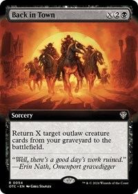 Back in Town (Extended Art)